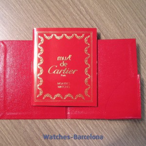 CARTIER Manual Instrucciones 