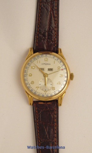 LEMANIA Triple date - 18k gold
